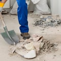 What are the three phases of post construction cleaning?