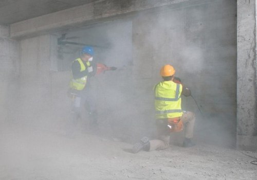 How long does construction dust stay in the air?
