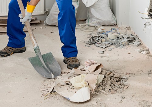 What are the three phases of post construction cleaning?